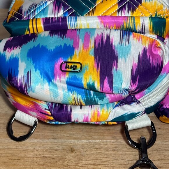 Lug Hovercraft Sling Bag in Heart Ikat Multi NWT - Picture 9 of 10